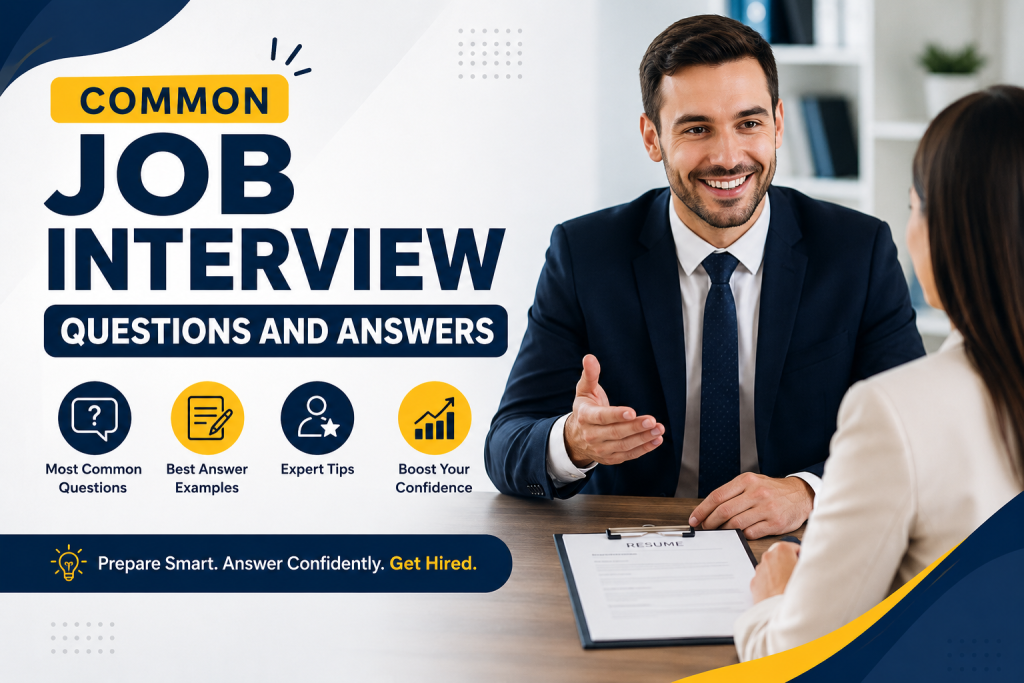 Interview Tips - Common Job Interview Questions and Answers