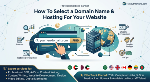 How To Select a Domain Name & Hosting For Your Website