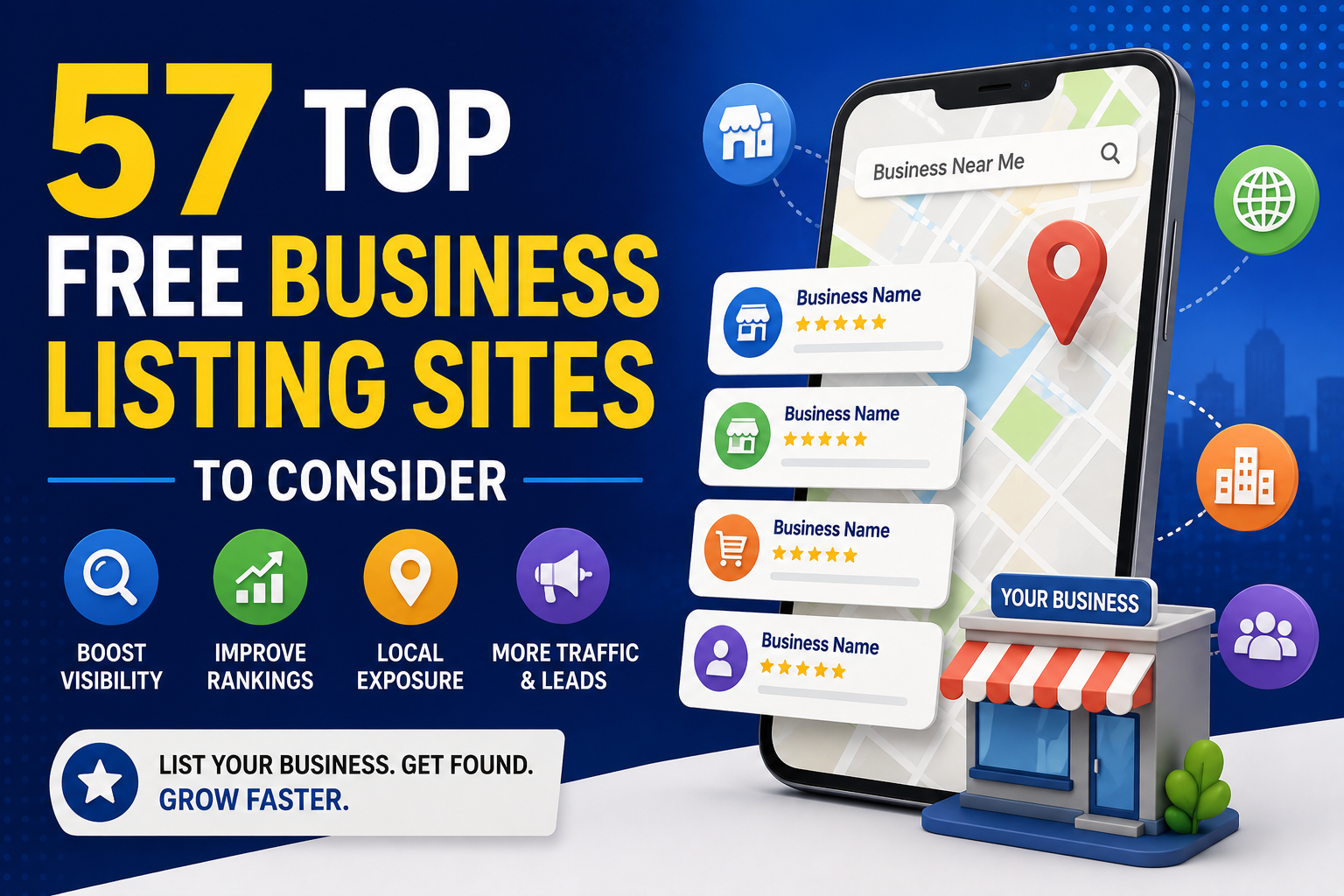 57 Top Free Business Listing Sites to Consider
