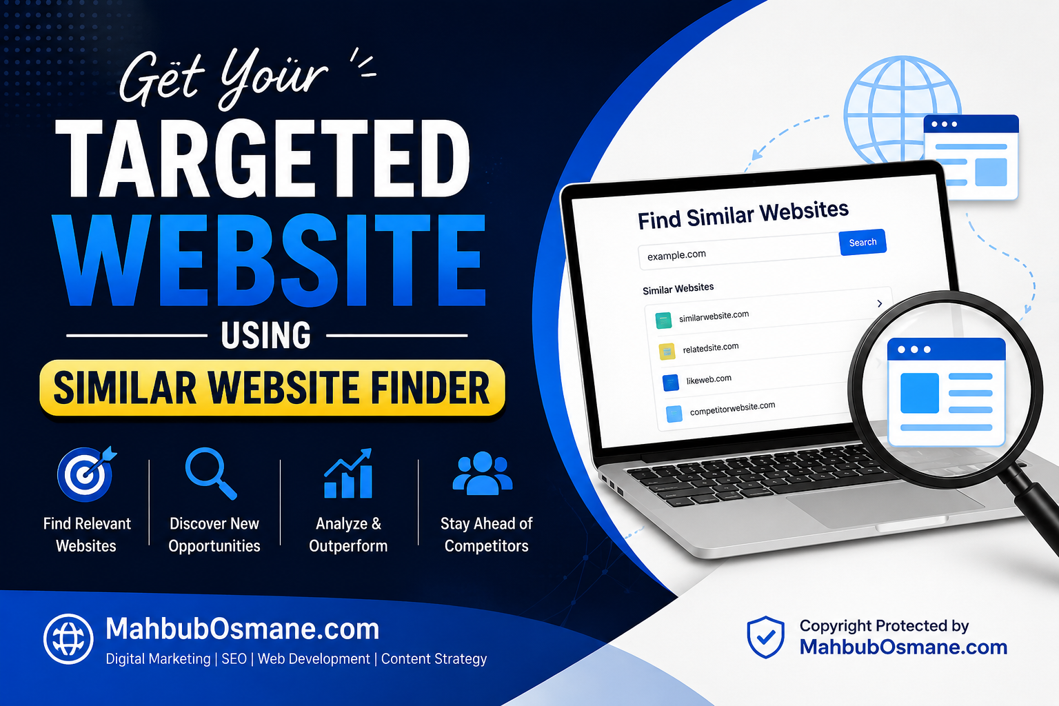 Targeted website finding tutorial