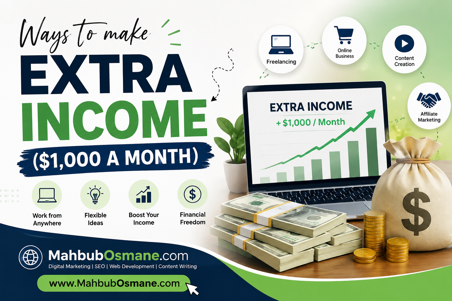 Ways to make extra income ( $1,000 A Month)