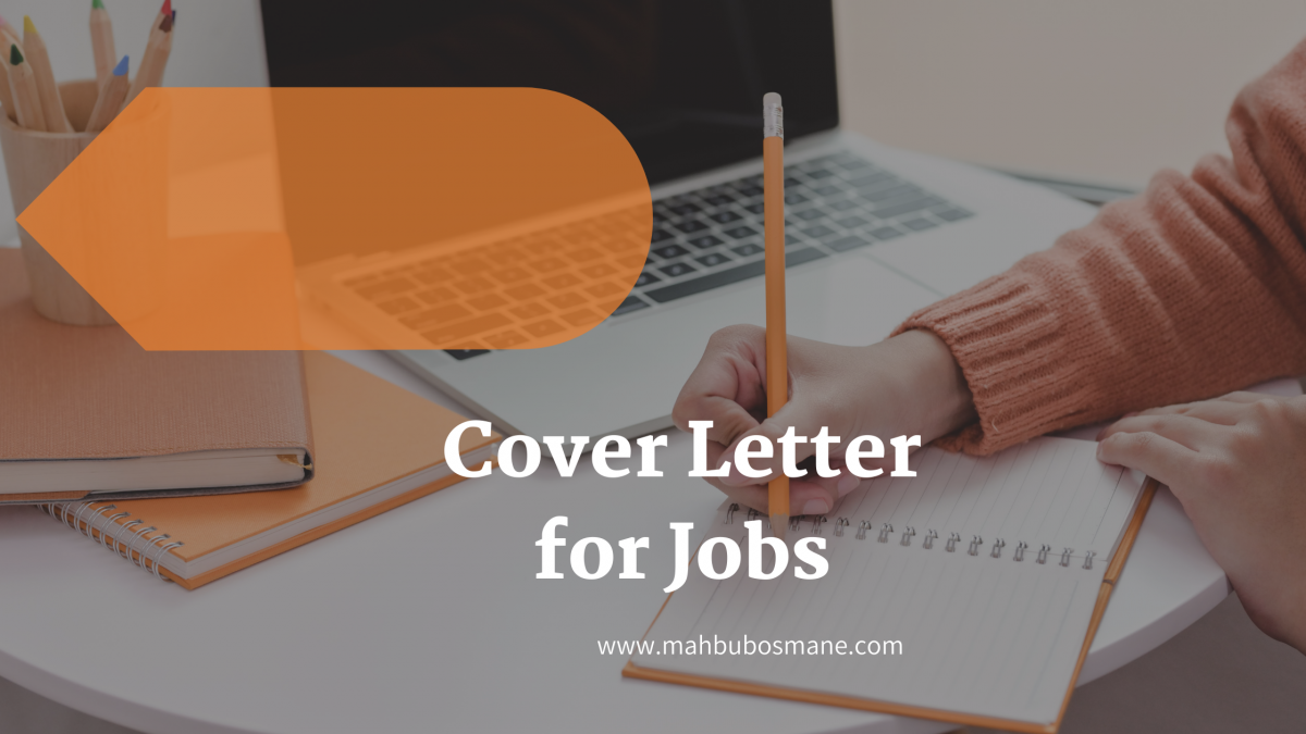 Cover Letter for Jobs