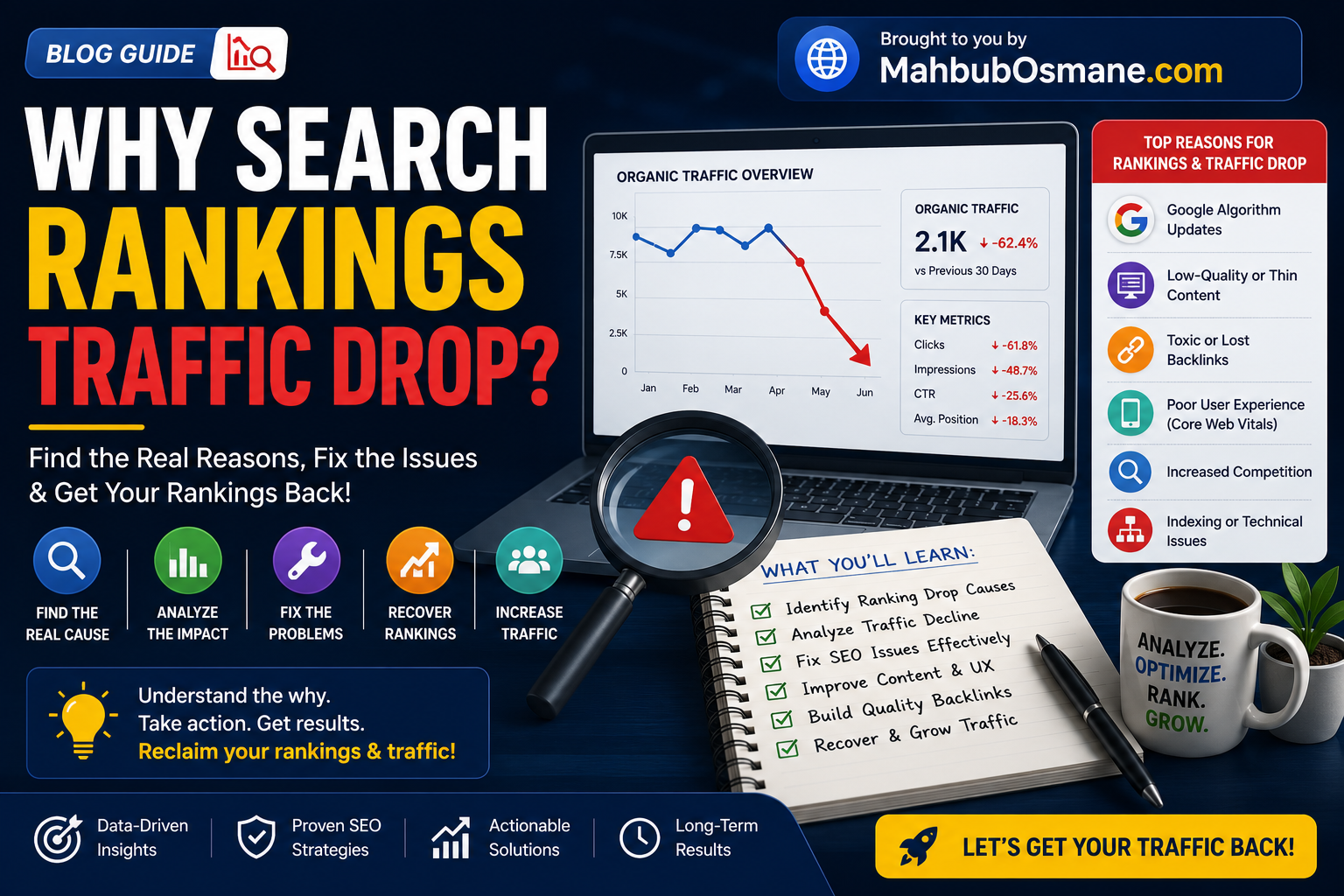 SEO traffic drop