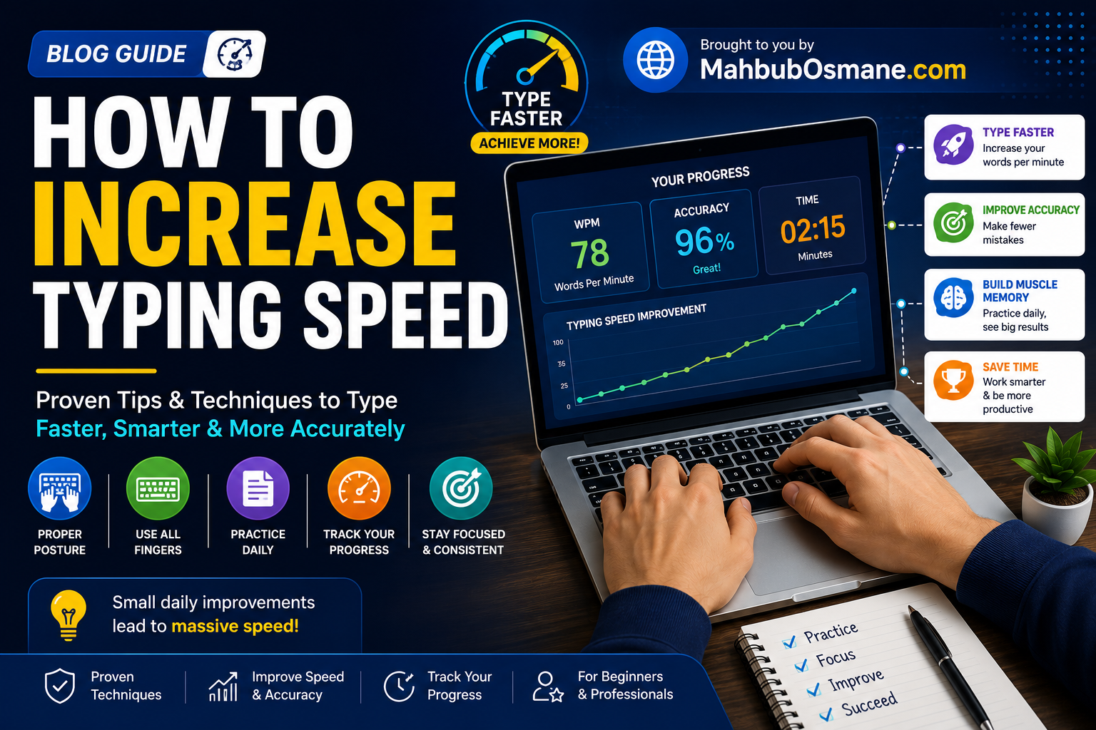 Increase typing speed tips 
